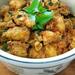 AYAM GARO RICA (Spicy Chicken With Lemon Lime Basil) A picture of AYAM GARO RICA (Spicy Chicken With Lemon Lime Basil).