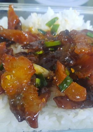Hình của món Thịt kho tiêu.