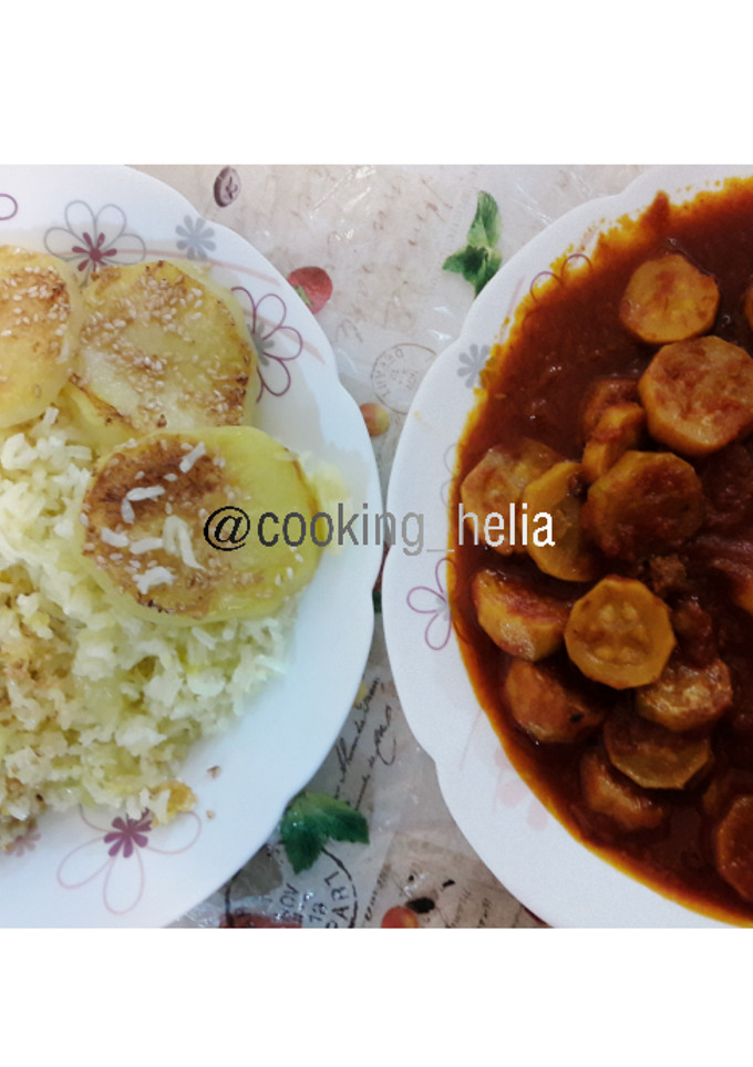 عکسی از دستور خوراک کدو