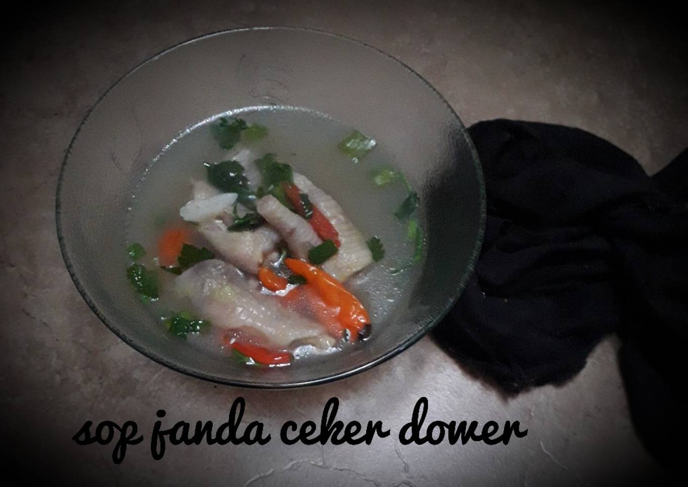 Sop janda ceker dower