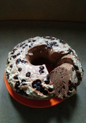Foto resep Bolu kukus nutrijell topping chocochips keju