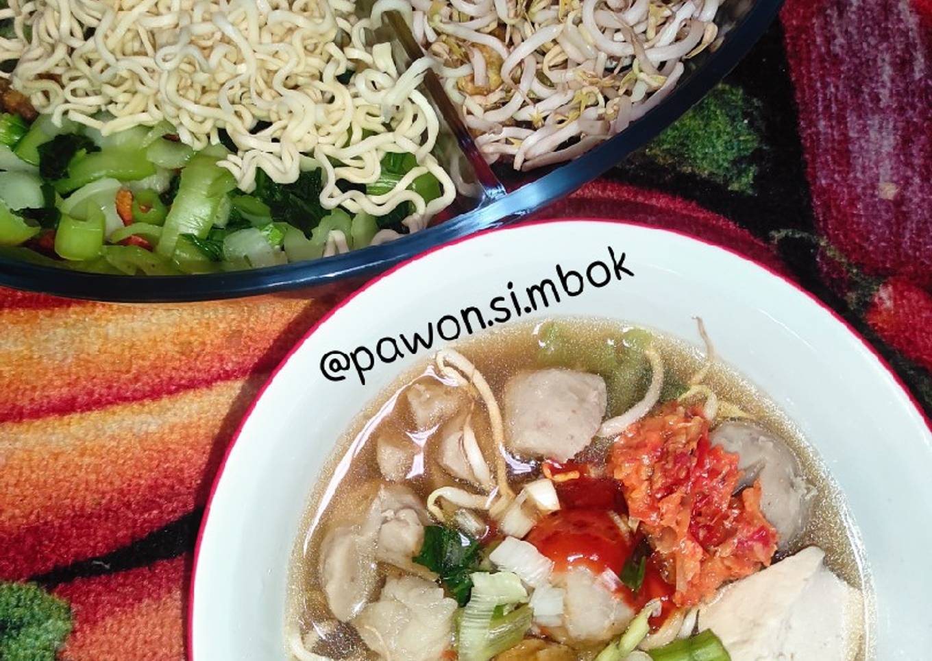 Bakso sapi kuah tetelan pawon si mbok🍜