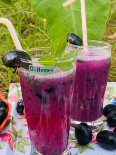 બ્લેક જાંબુ મૉક્ટેલ (black jamun mocktail Recipe in Gujarati) રેસીપી મુખ્ય ફોટો