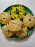 Poori Bhaji(Maharashtrian Style)