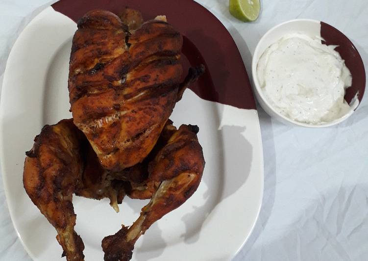 Recipe of Perfect Rotieserrie chicken with mayonnaise