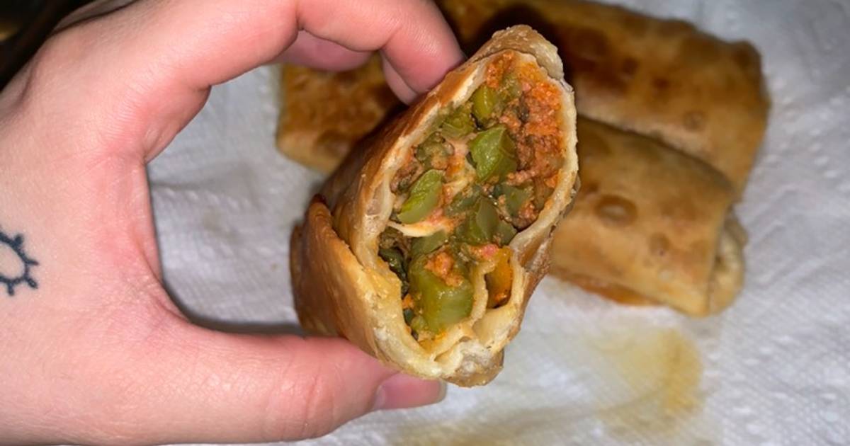 Chimichangas de Deshebrada Fáciles y Deliciosas 