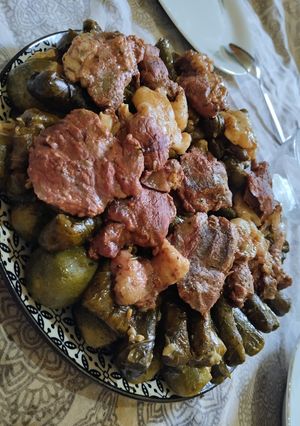صورة لوصفة ورق عنب على طريقتي😋