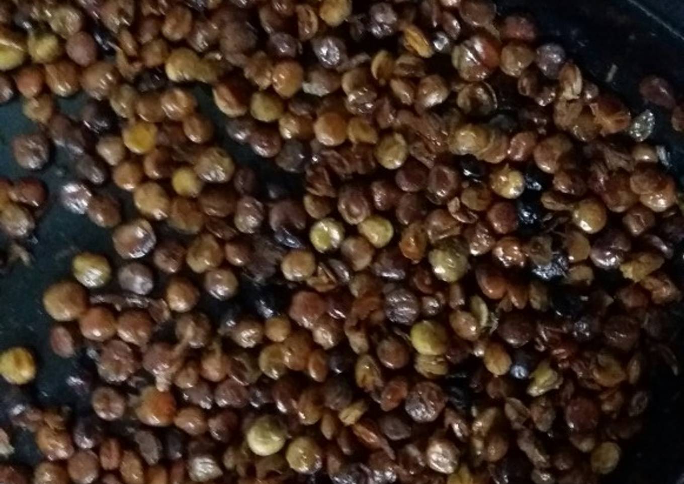 Lentejas crocantes