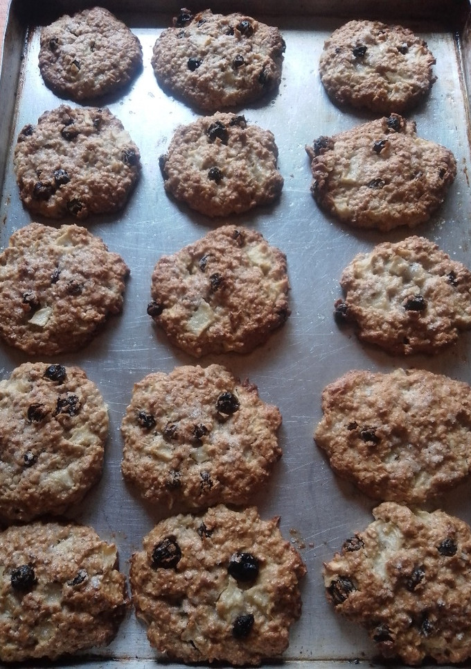Una foto de Galletitas de avena y manzana