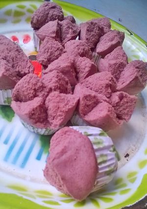 Foto resep Bolkus tepung ubi ungu mekar tanpa air soda