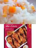 Coxas de Frango assadas com Arroz de Cenoura