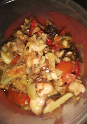 Foto resep Tumis ikan panggang tongkol