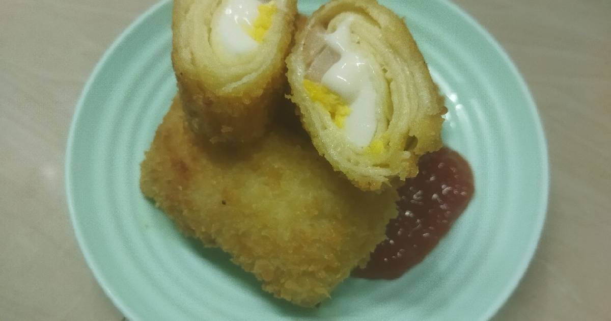 Resep risol kreasi aneka isian: Garing dan mudah dibuat!