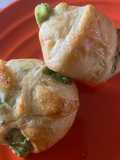 Spinach crescent roll puffs