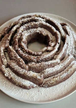 Une photo de Gâteau chocolat caramel