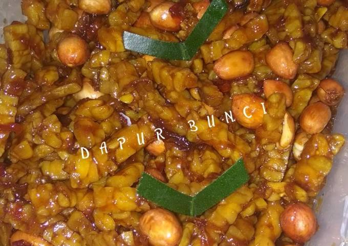 Resep Kering tempe kacang pedas manis yang Menggugah Selera