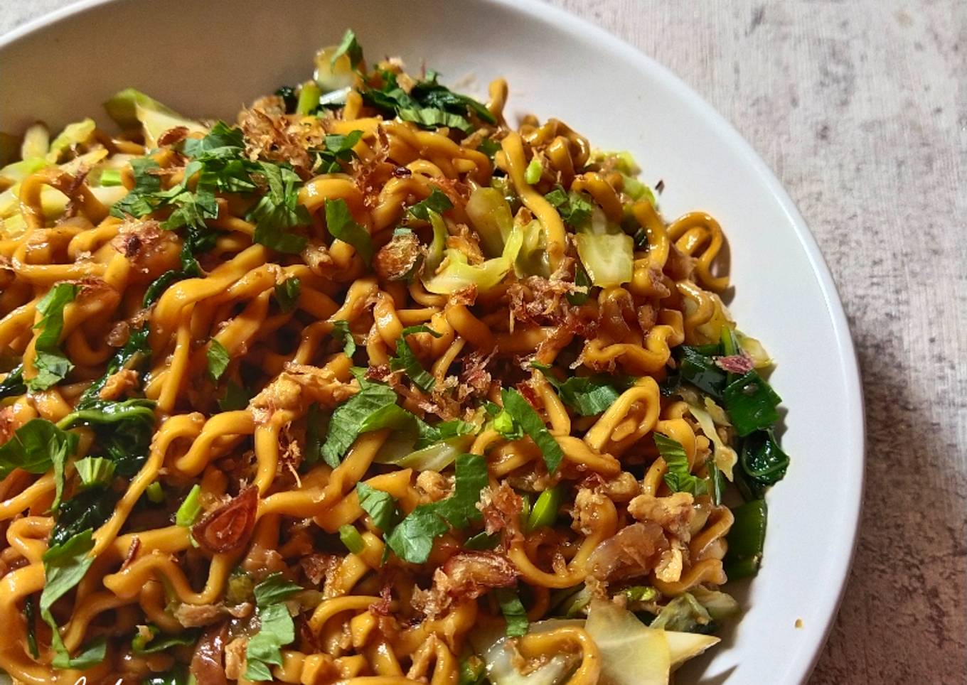 Mie Goreng (Burung Dara) Pipih