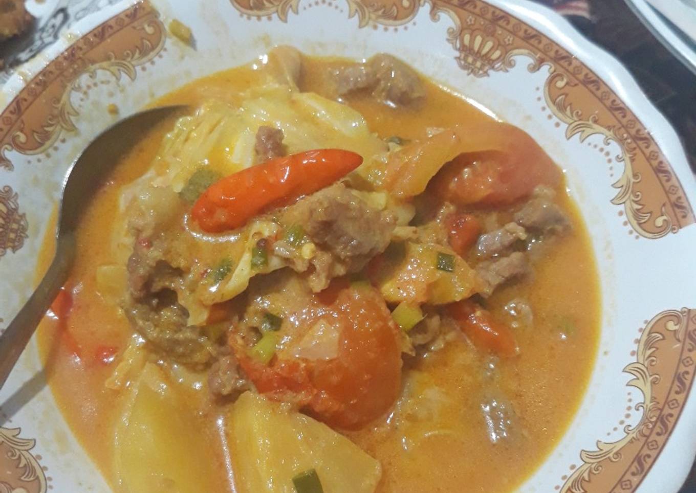 Tongseng daging sapi