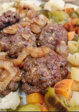 صورة لوصفة كفتة مشوية في طنجرة
