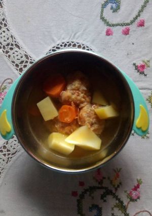 Foto resep Sup bola bola sehat