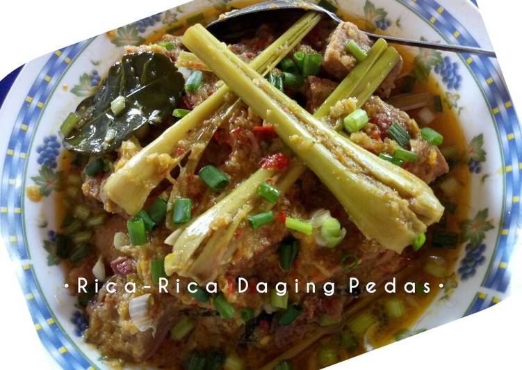 Rica-Rica Daging Pedas