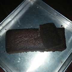 A picture of Brownies ekonomis nyoklat (chocolatos panggang).