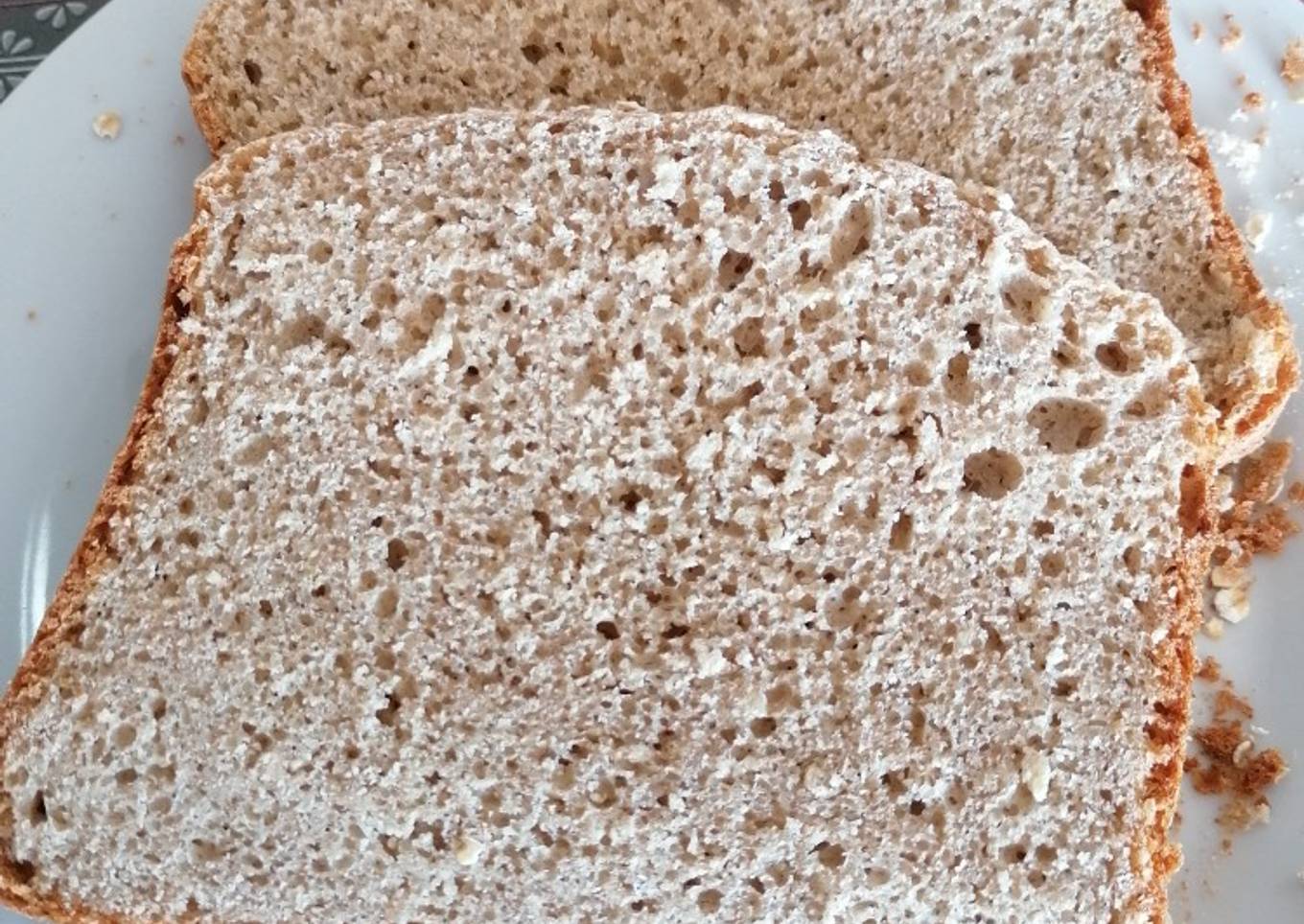 181. Pan de molde integral con copos de avena / Panificadora