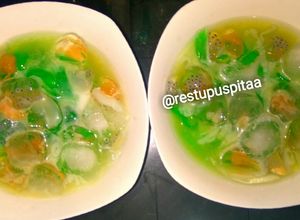 Foto resep Es mie jelly