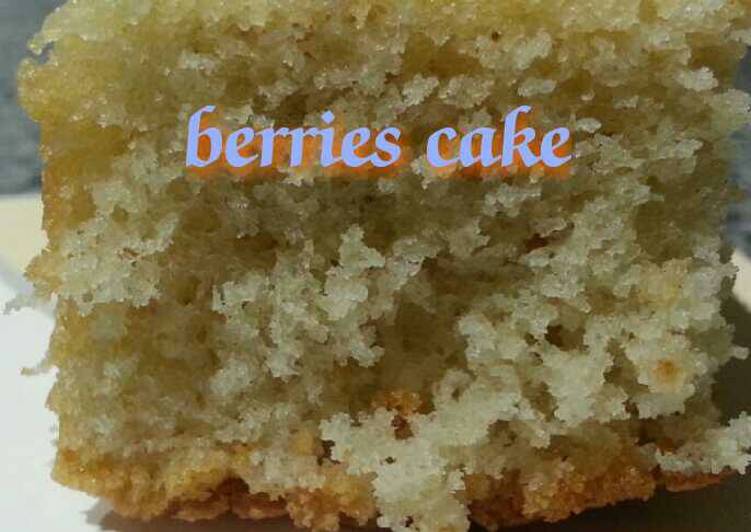 Resep Mix berry cake Enak dan Antiribet