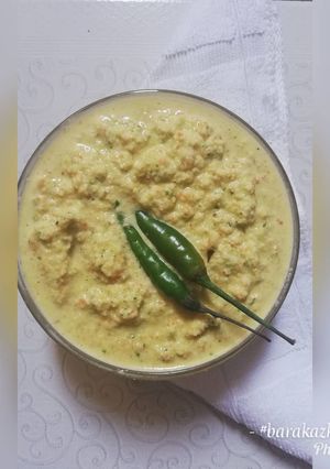 A picture of Coconut - carrot chutney.