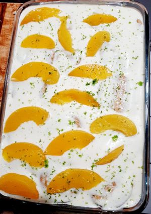A picture of Peach and Lime Carlota.