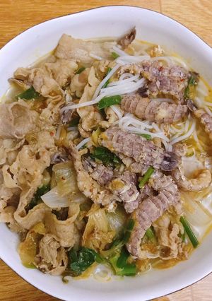 Hình của món Bún bề bề.