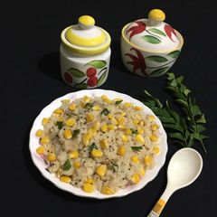 A picture of Corn Upma.