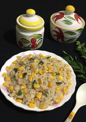 A picture of Corn Upma.