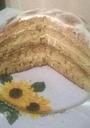 Фото Быстрый медовик.  #кулинарныймарафон.