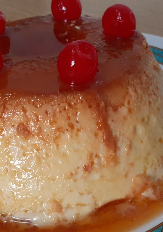 Una foto de Flan de huevo