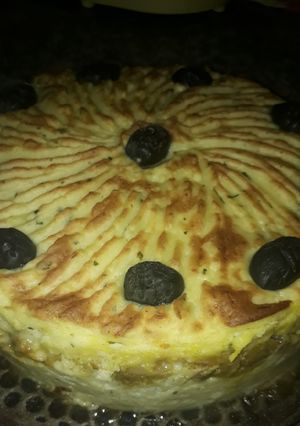 صورة لوصفة طورطة البطاطا المسلوقة