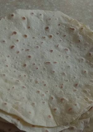 صورة لوصفة خبز التورتيلا