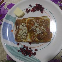 A picture of Spicy masala bread toast.