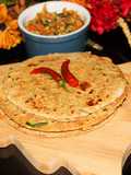 Zucchini Carrot Paratha / Indian Style Zucchini & Carrot Flatbread