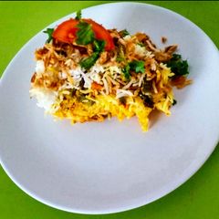 A picture of Hydrabadi Vegetables briyani.