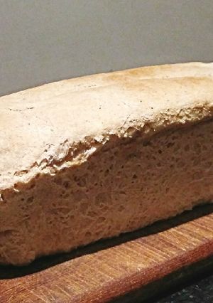 Una foto de Pan de molde de harina integral (sin amasado)