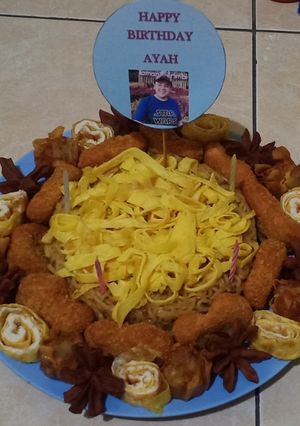 Foto resep Cake Mie Goreng 🎂🍝