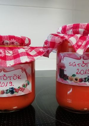 Sütőtök lekvár cukormentesen recept fotója