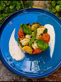 Una foto de Timbal de ñoquis con ricotta
