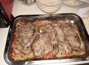 Una foto de Chuletas parrilleras al horno