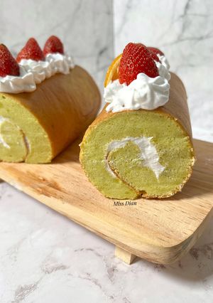 Foto resep Roll Cake Pandan
