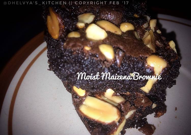 Resep Moist Maizena Brownies Anti Gagal