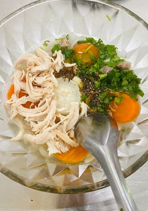 Hình của món Bánh canh xắt gà.