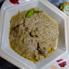 Mutton white qorma A picture of Mutton white qorma.